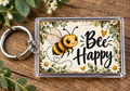 Bee Happy Keyring