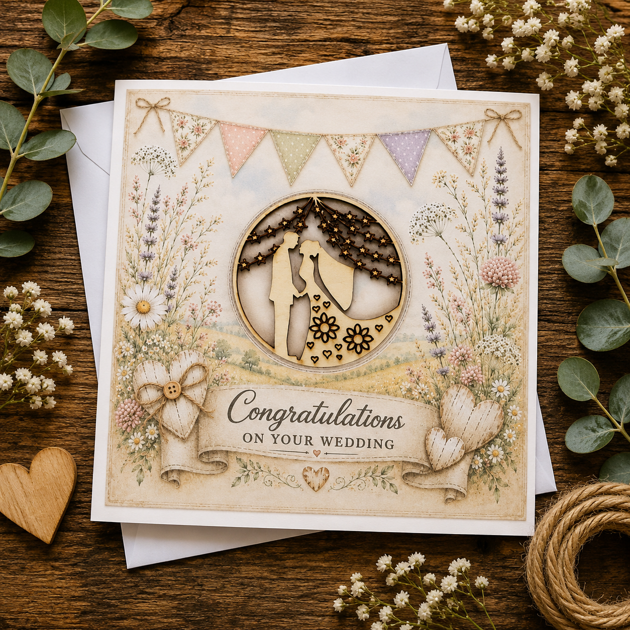 Wedding Round Rustic