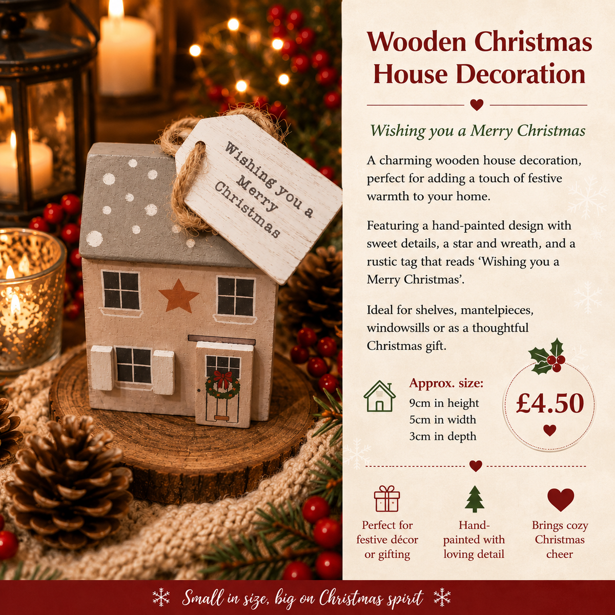 Christmas Wooden House